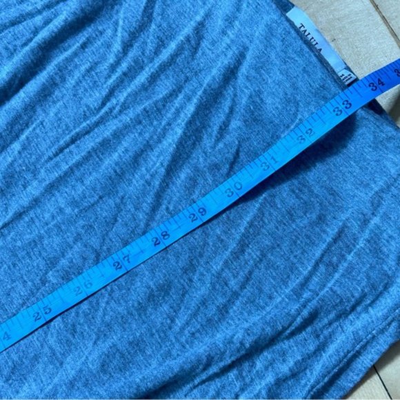 Aritzia Talula Grey Jersey Midi Slit Skirt - Picture 8 of 8